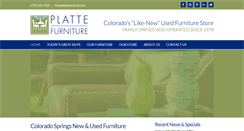 Desktop Screenshot of plattefurniture.com